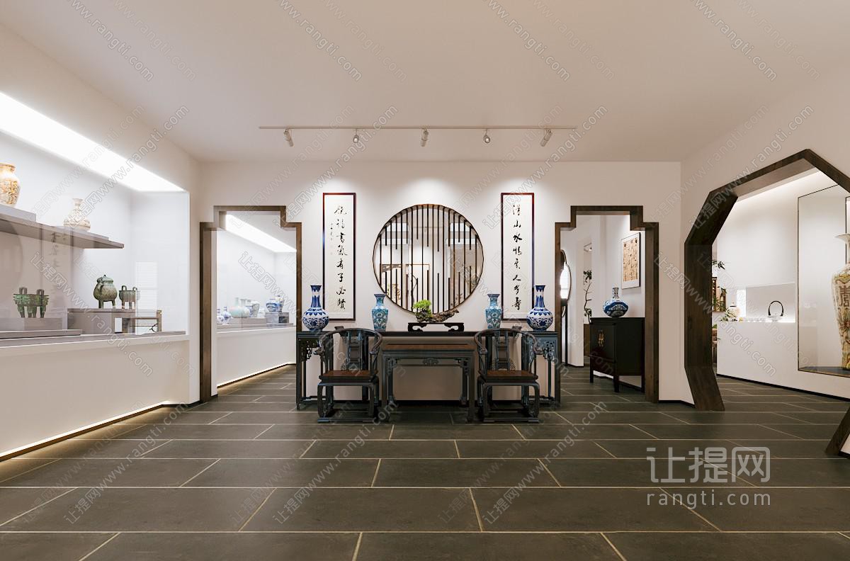 新中式瓷器展厅