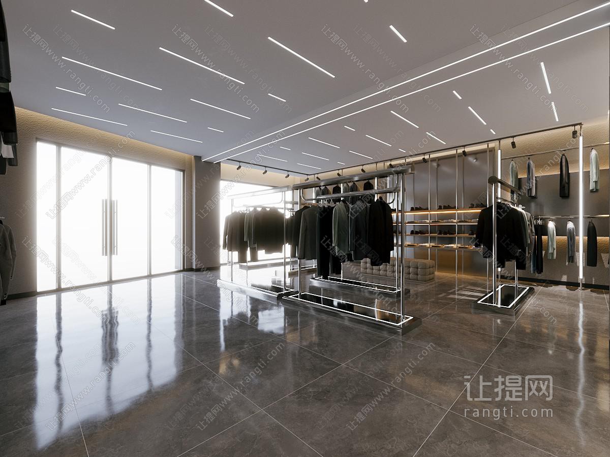 现代男装专卖店