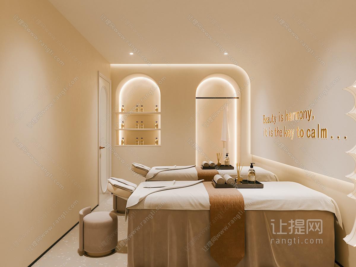 侘寂风美容按摩院 spa会所