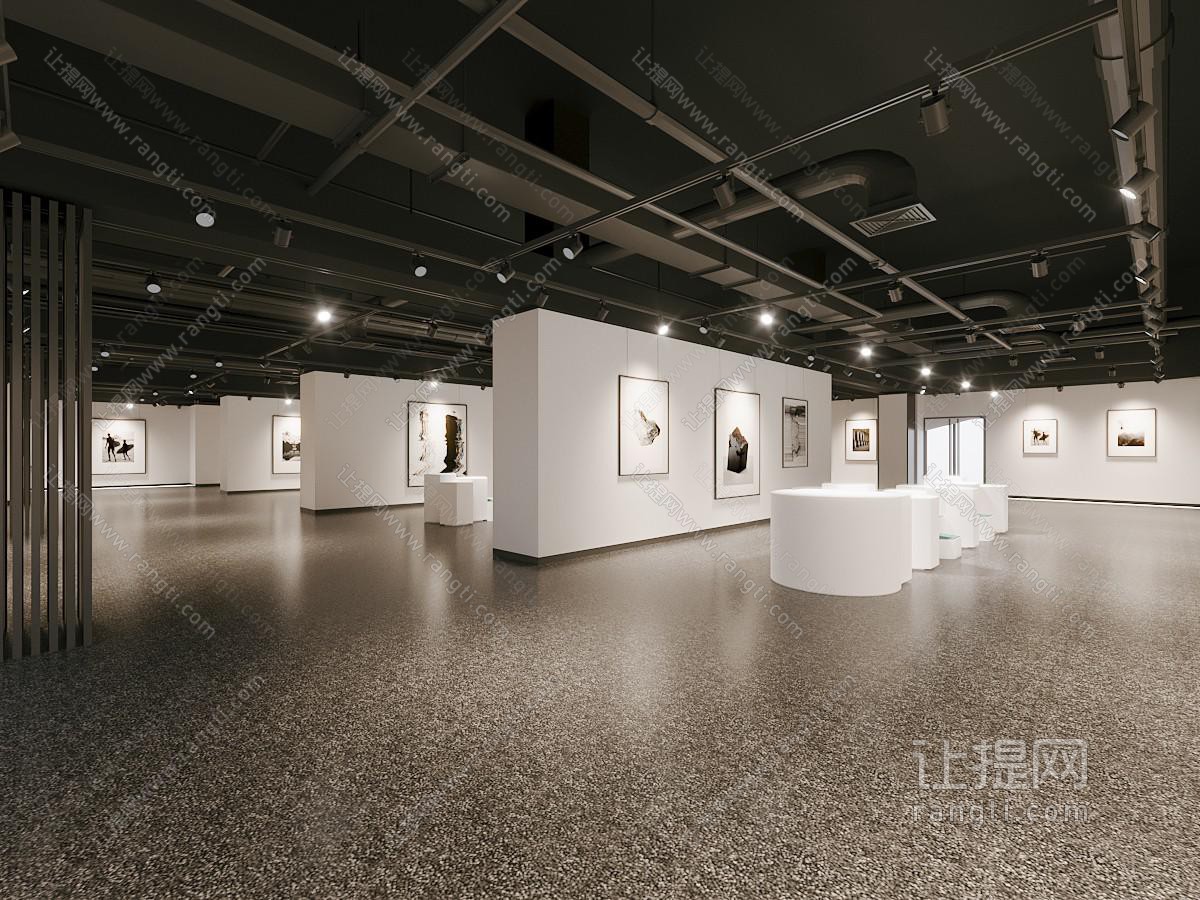 现代画展 展厅展览