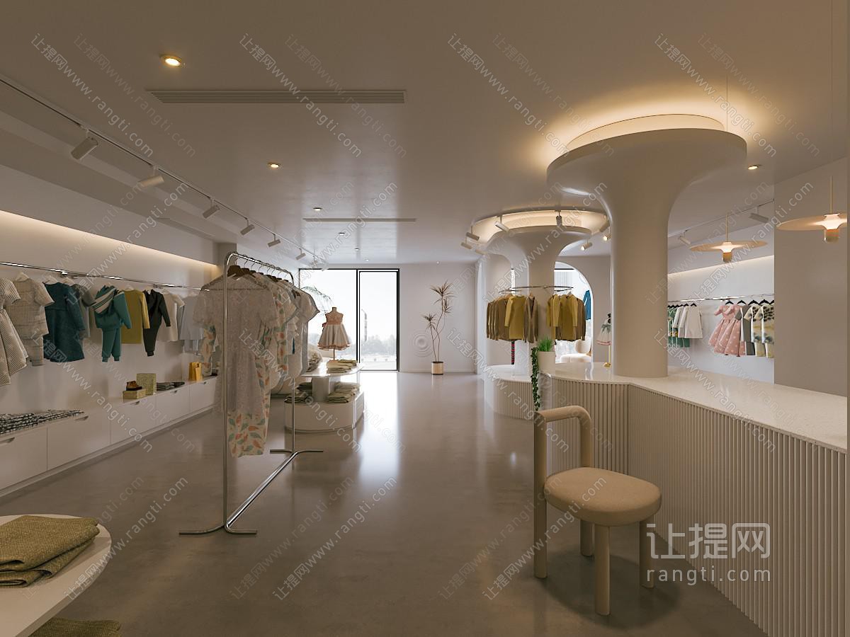 侘寂风服装专卖店