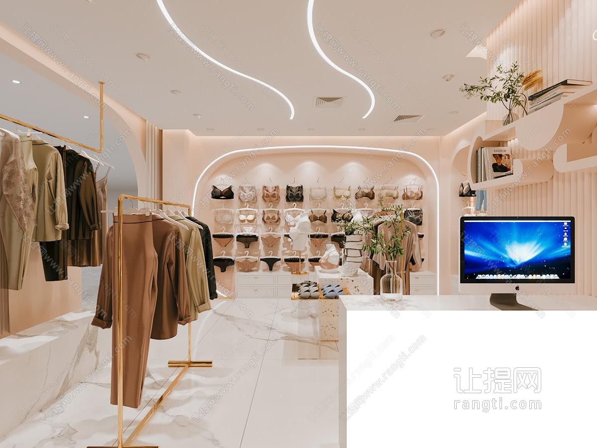 现代服装专卖店