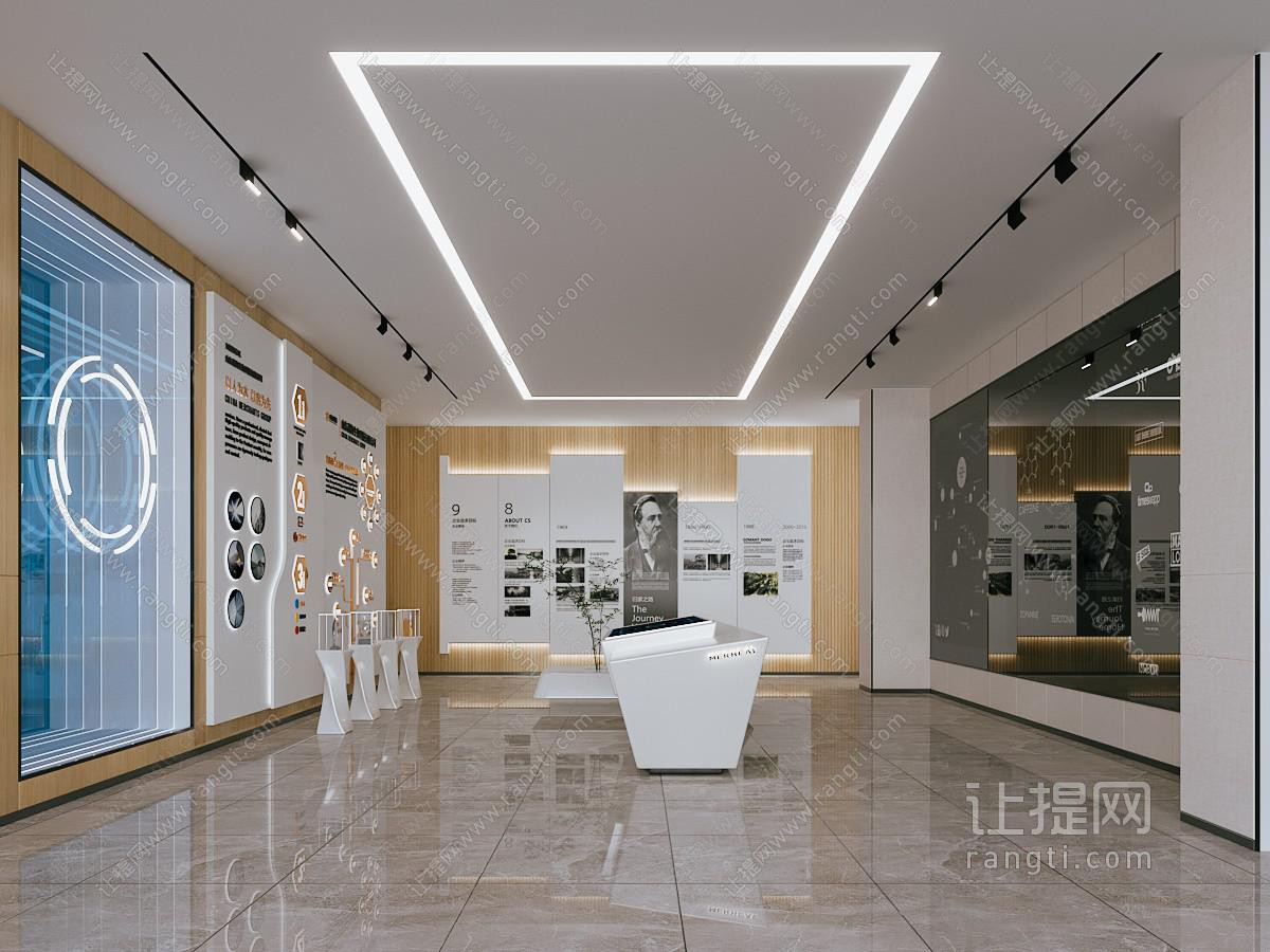 现代企业展厅展览