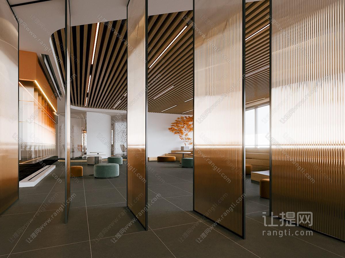 新中式接待区 休闲区