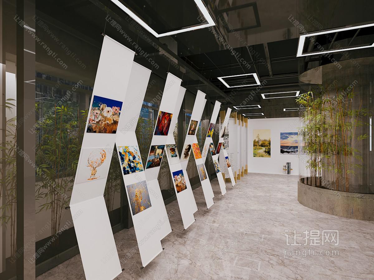 现代展厅展览