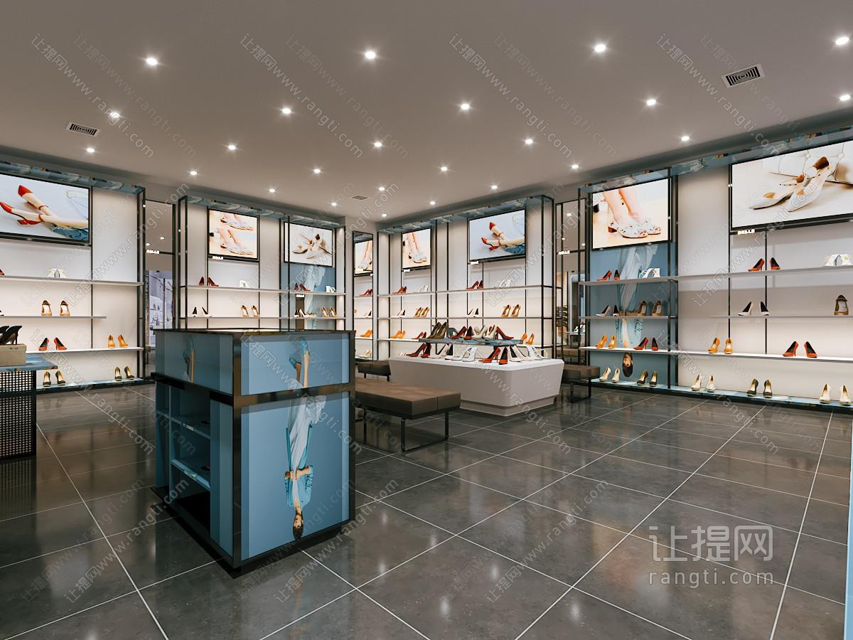 现代鞋子专卖店