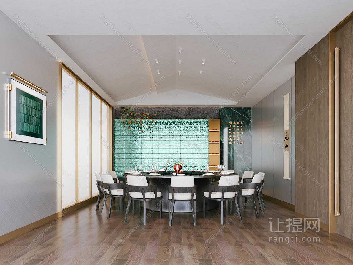 新中式酒店包厢包间