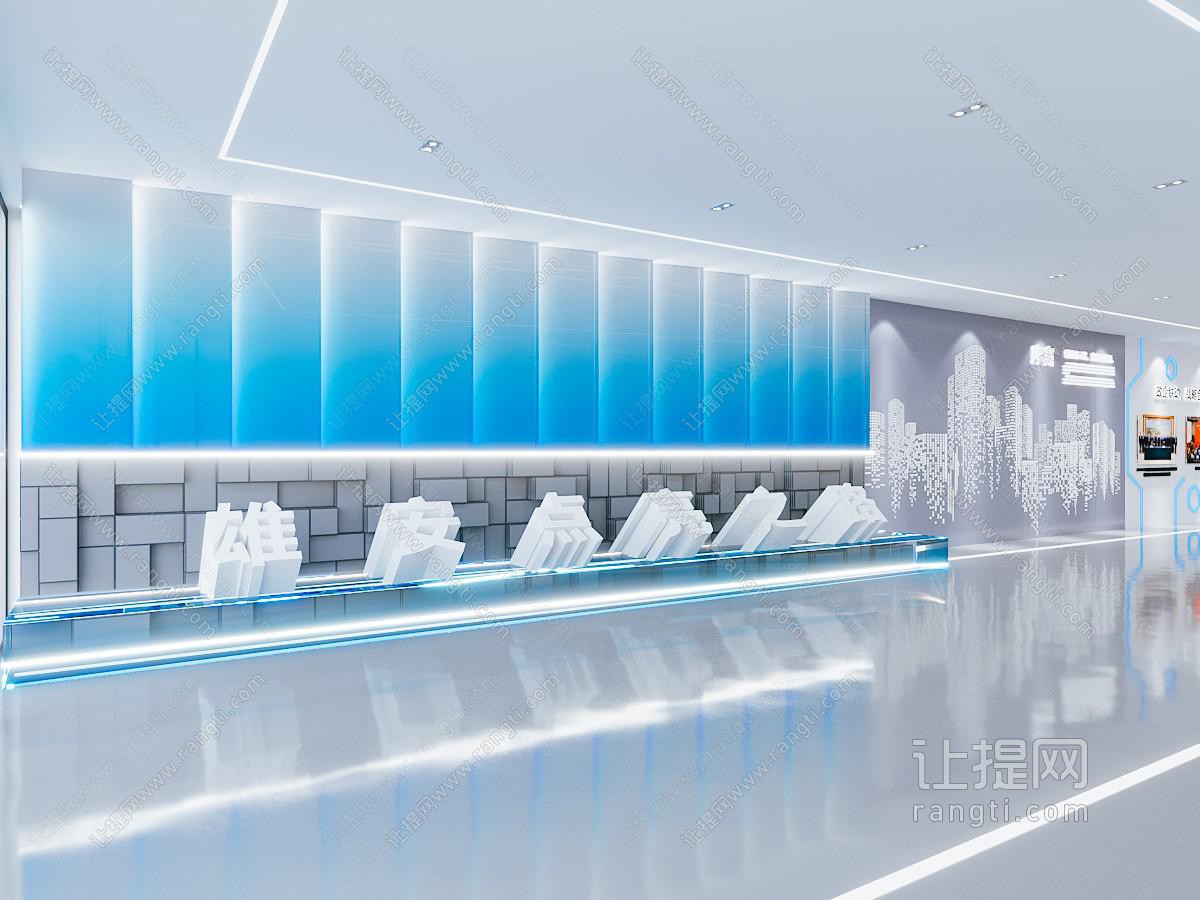 现代展厅展览