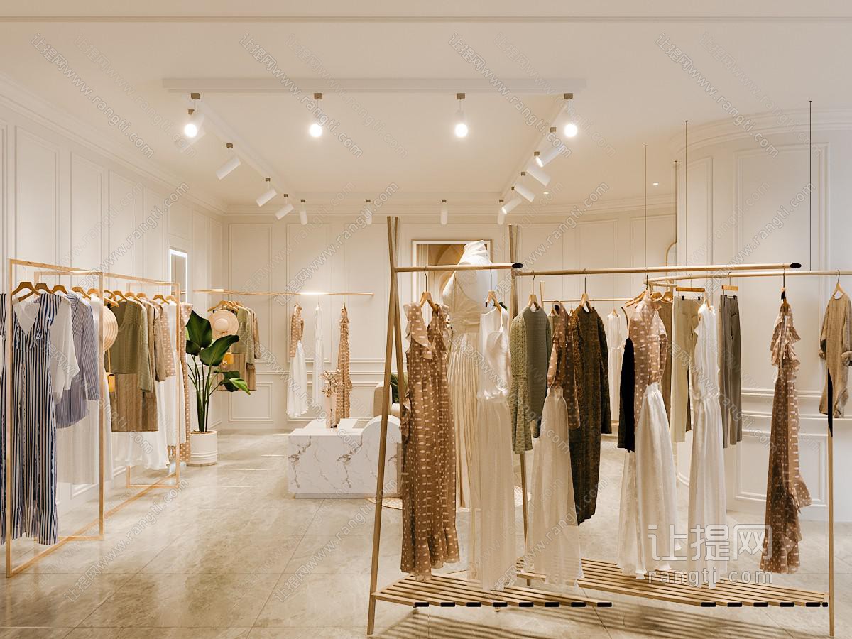 现代女装服装专卖店