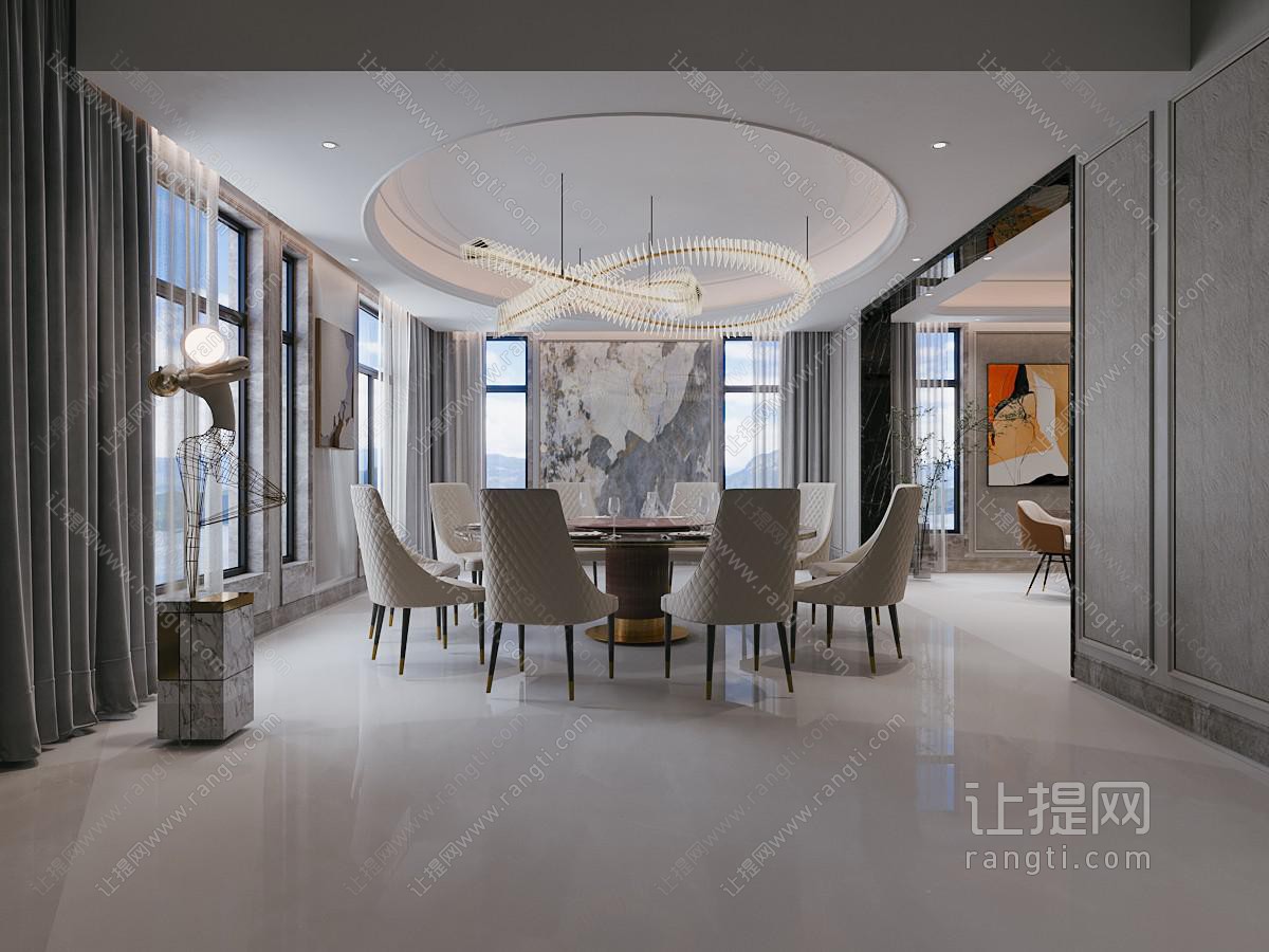 新中式酒店包厢包间