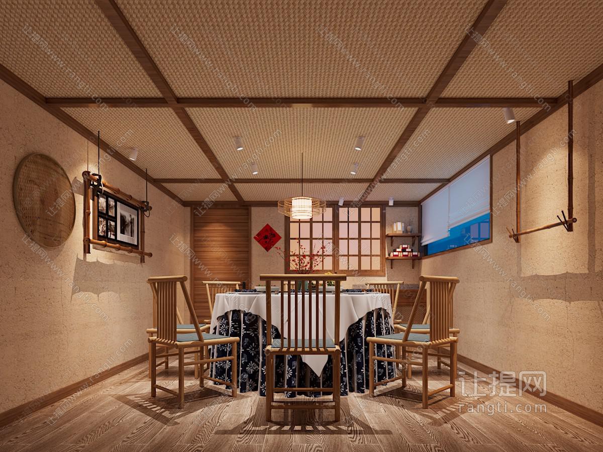 新中式酒店包厢包间