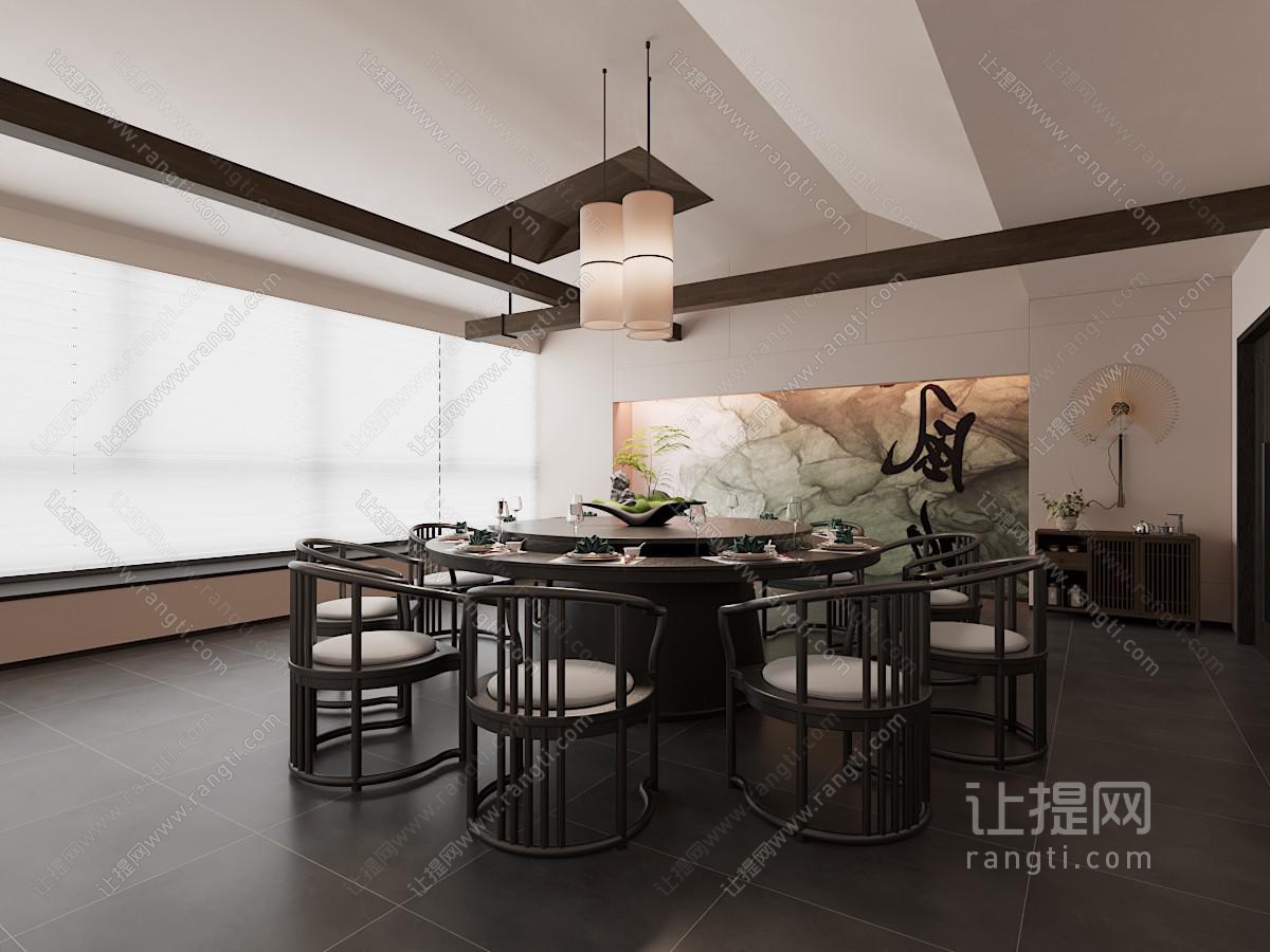 新中式酒店包厢包间