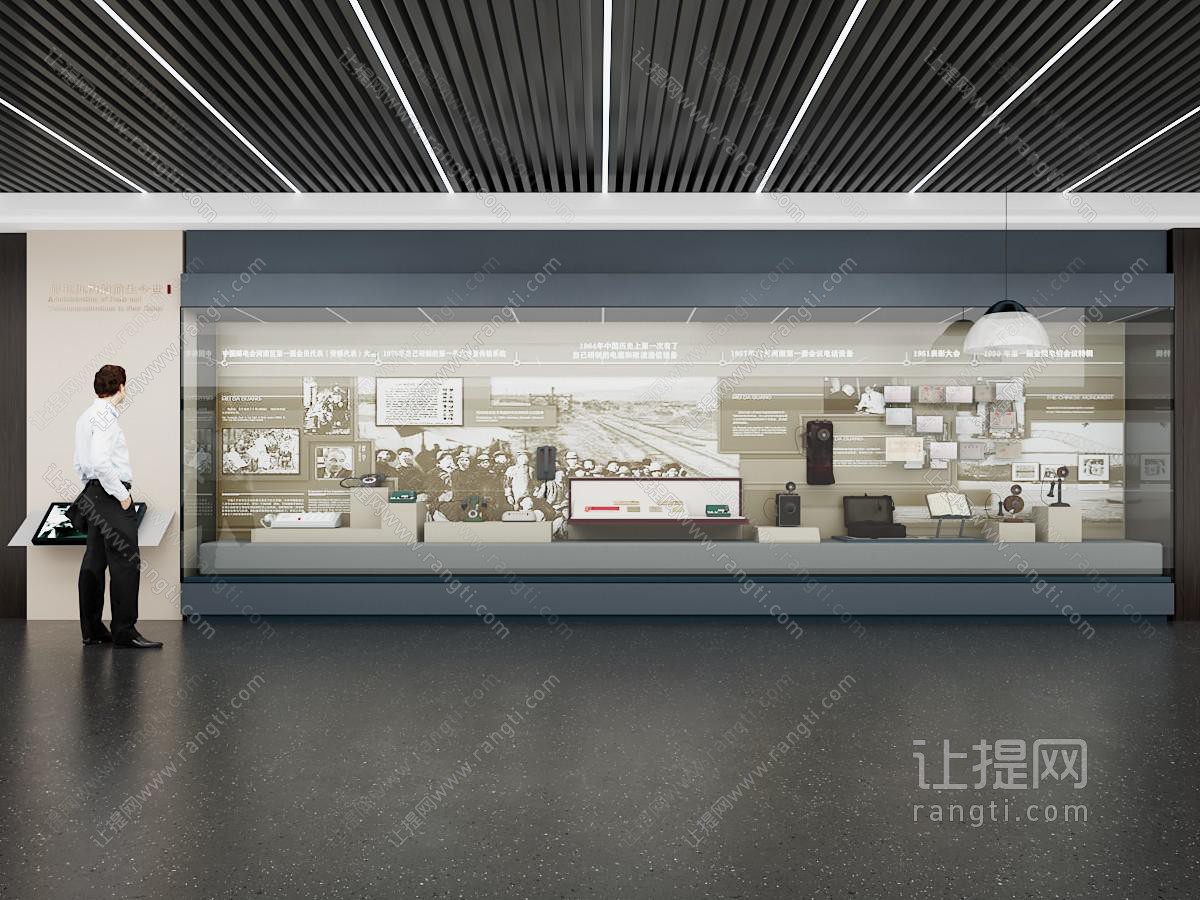 现代立式纪念馆 展厅