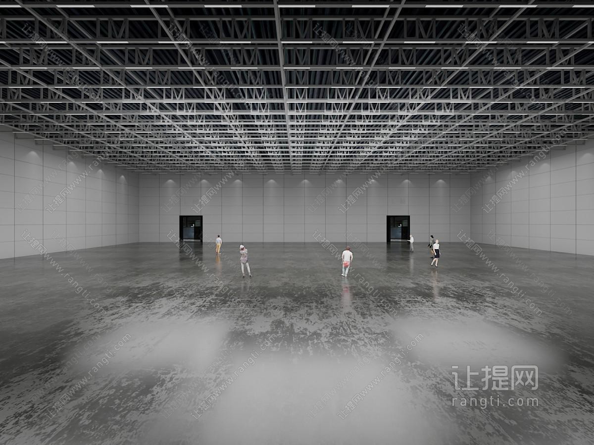 现代展厅展览 展示馆 厂区厂房