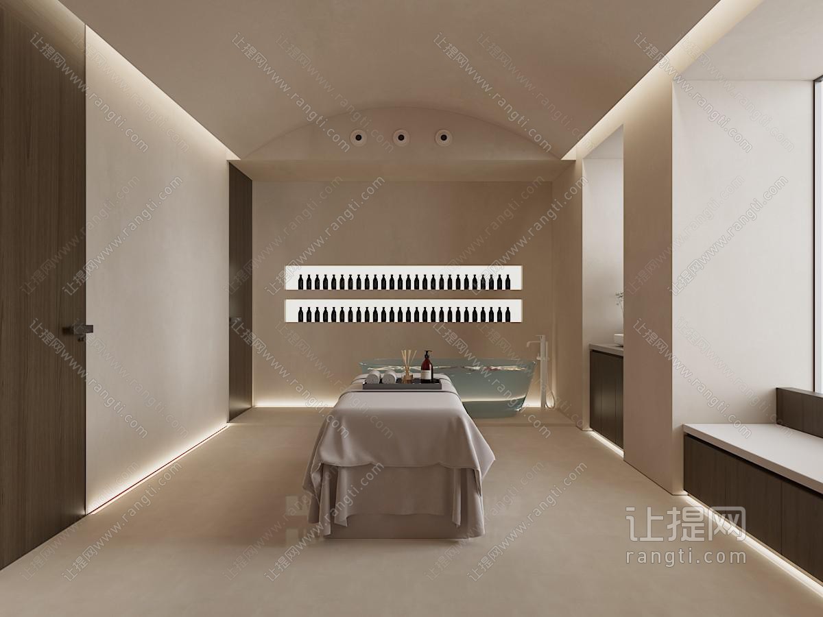 现代美容按摩店 spa会所