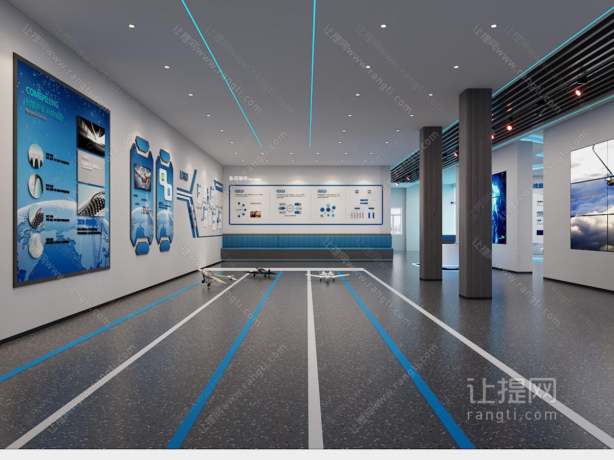 现代航天展厅展览