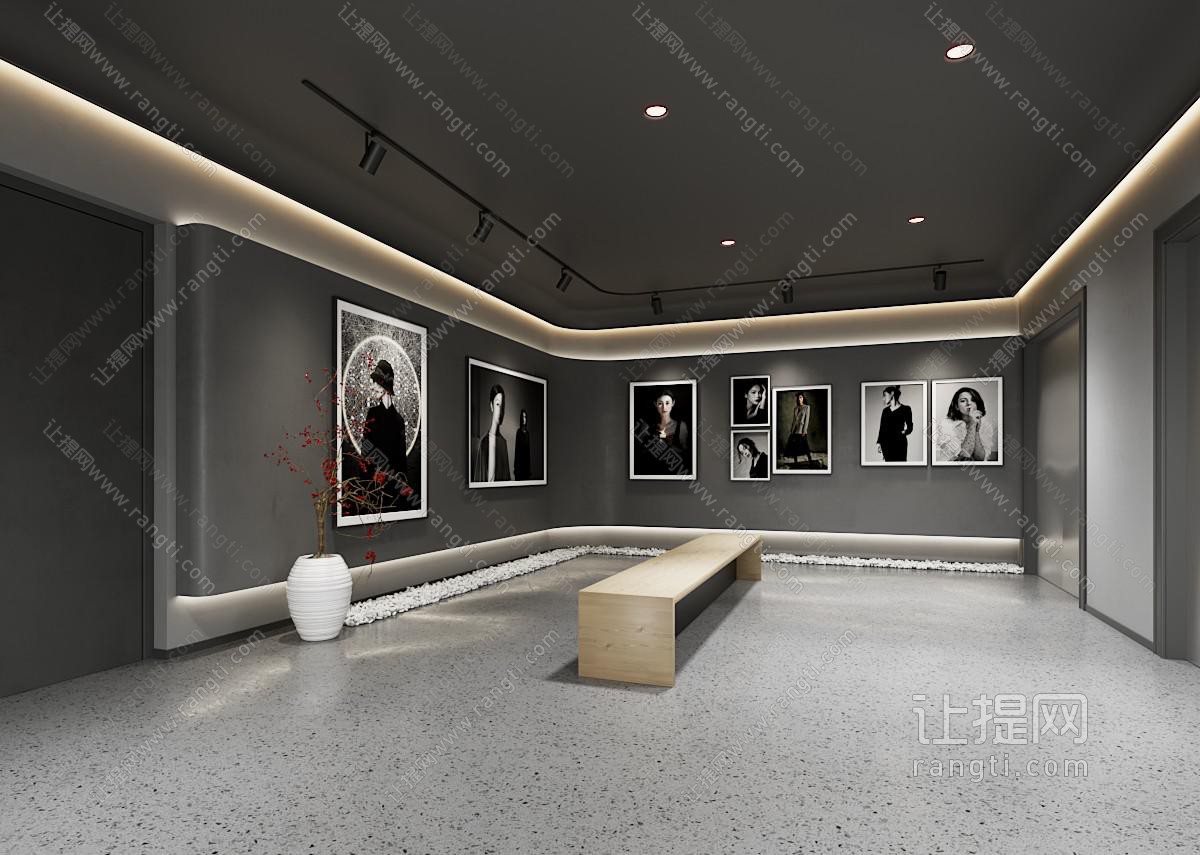 现代摄影展厅