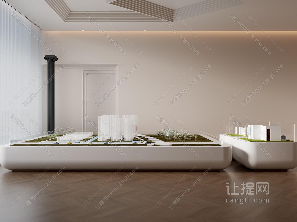 现代售楼处沙盘