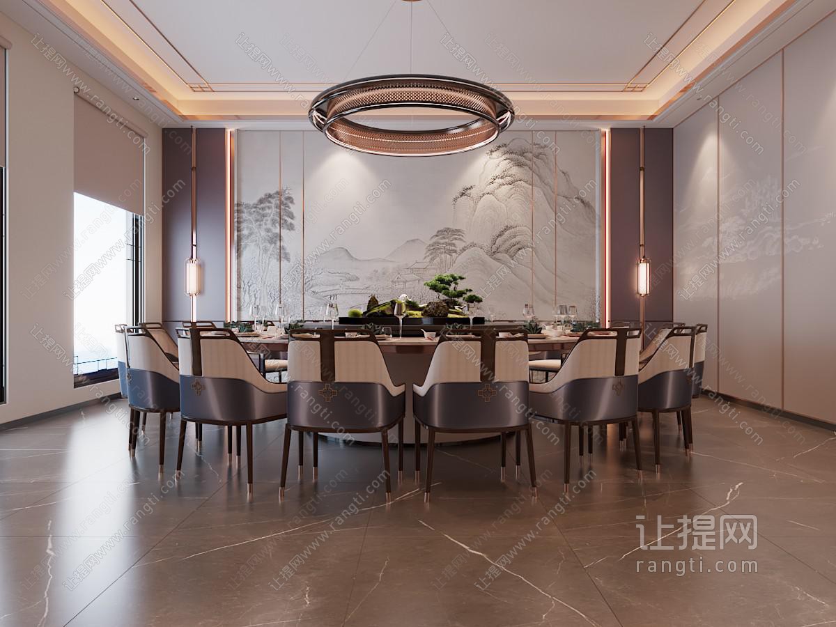 新中式酒店包厢包间