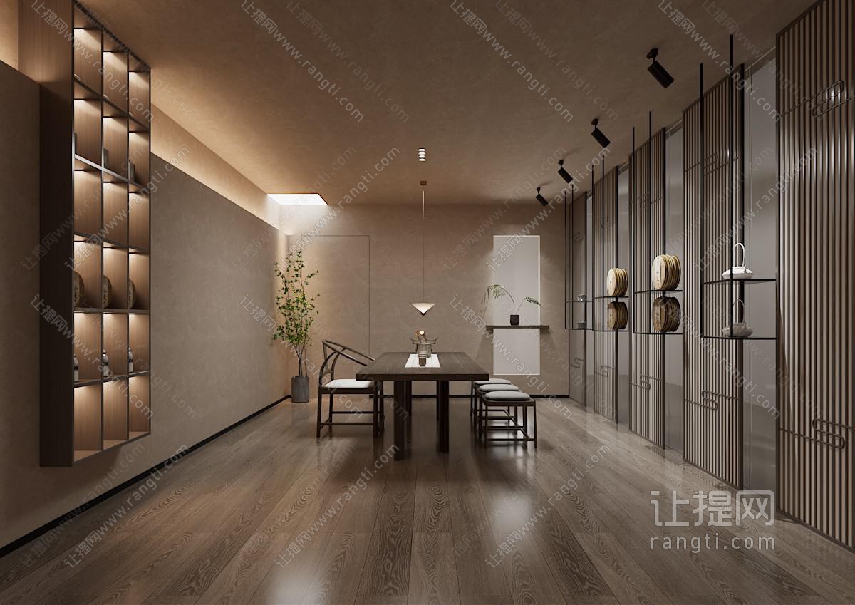 新中式茶馆 茶叶店
