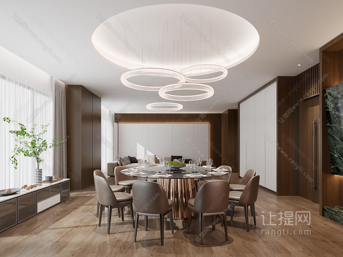 新中式酒店包厢包间