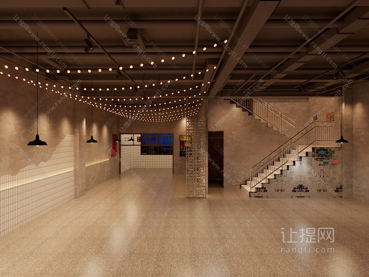 工业风loft管道天花吊顶