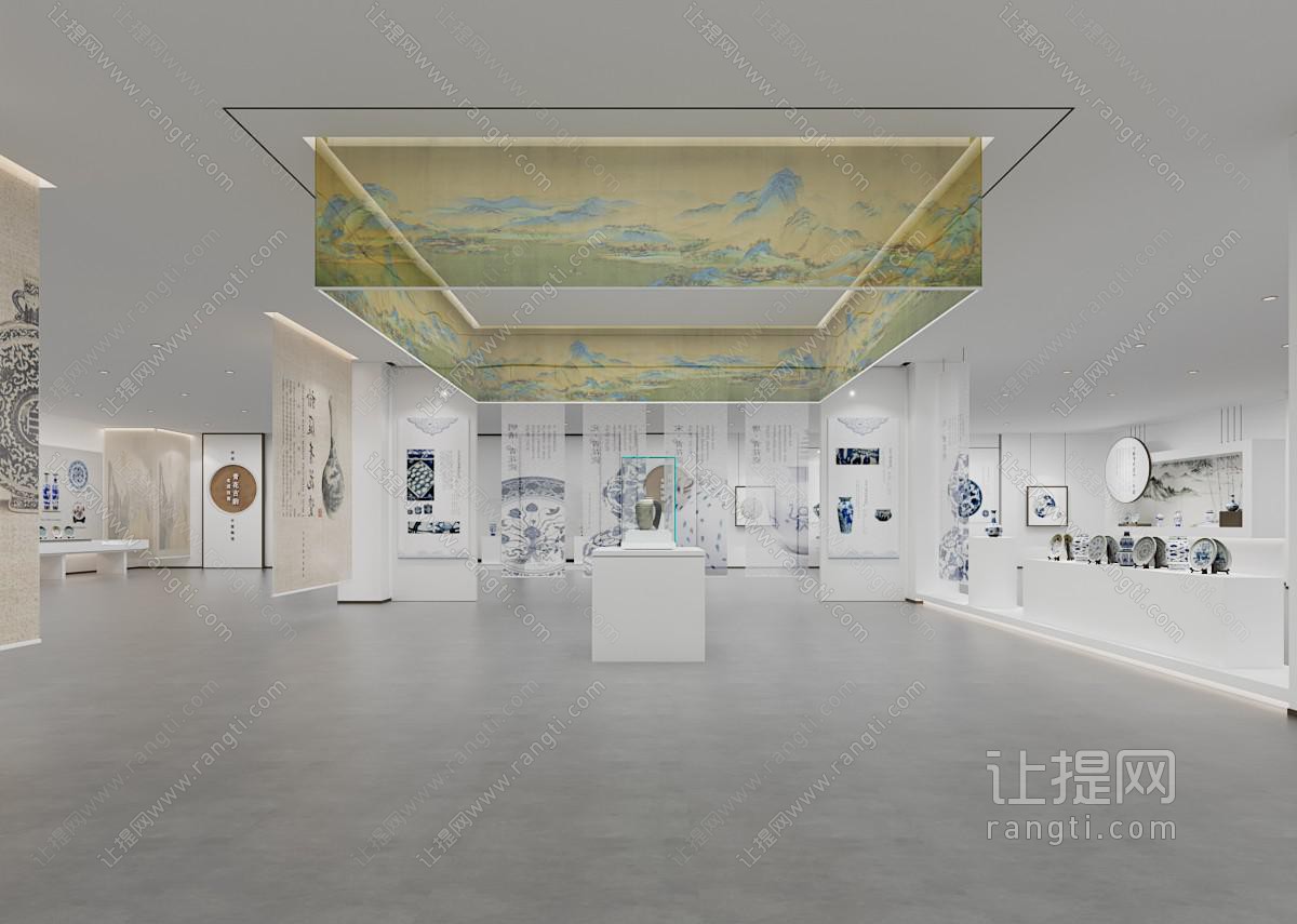 新中式瓷器工艺美术馆 展厅