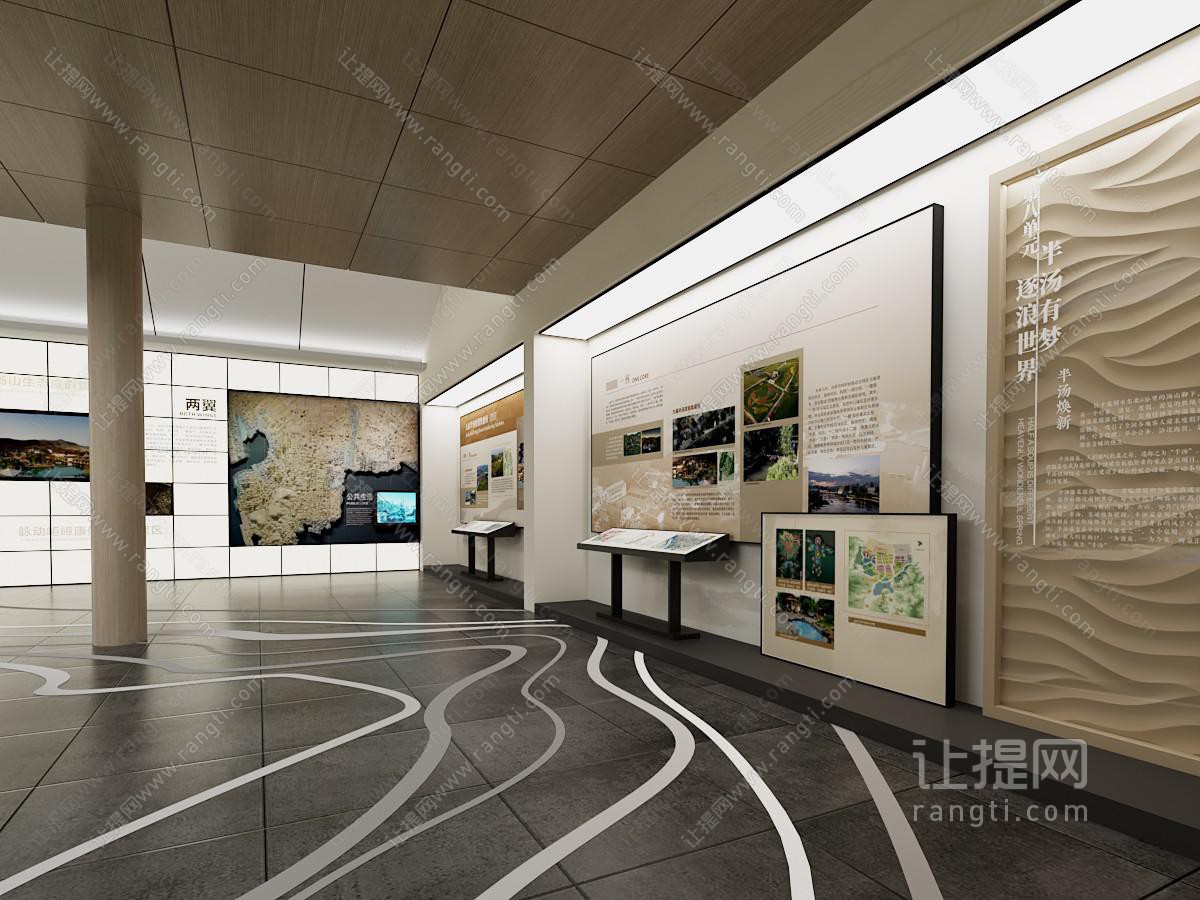 现代展厅展览