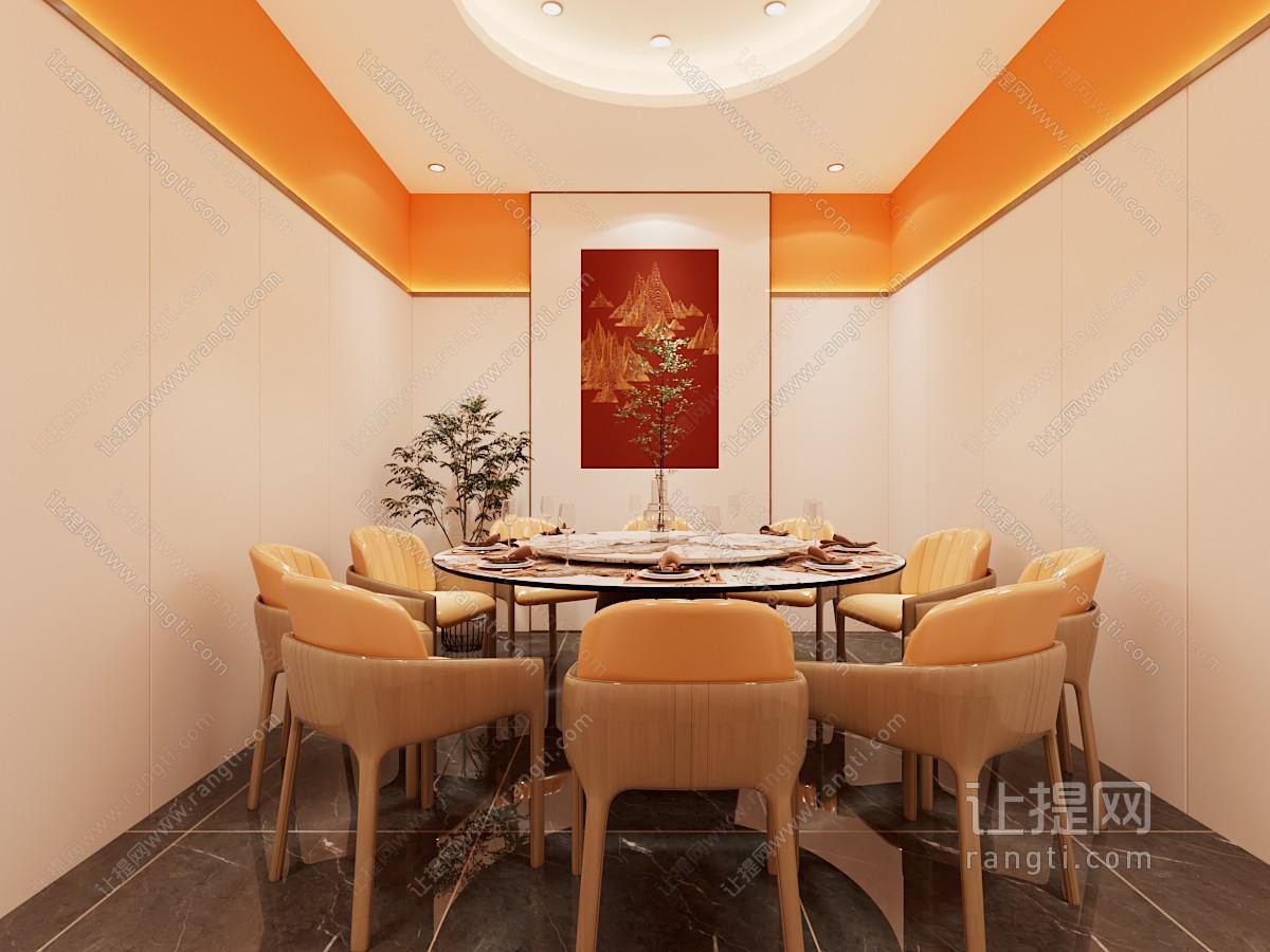 新中式酒店包厢包间