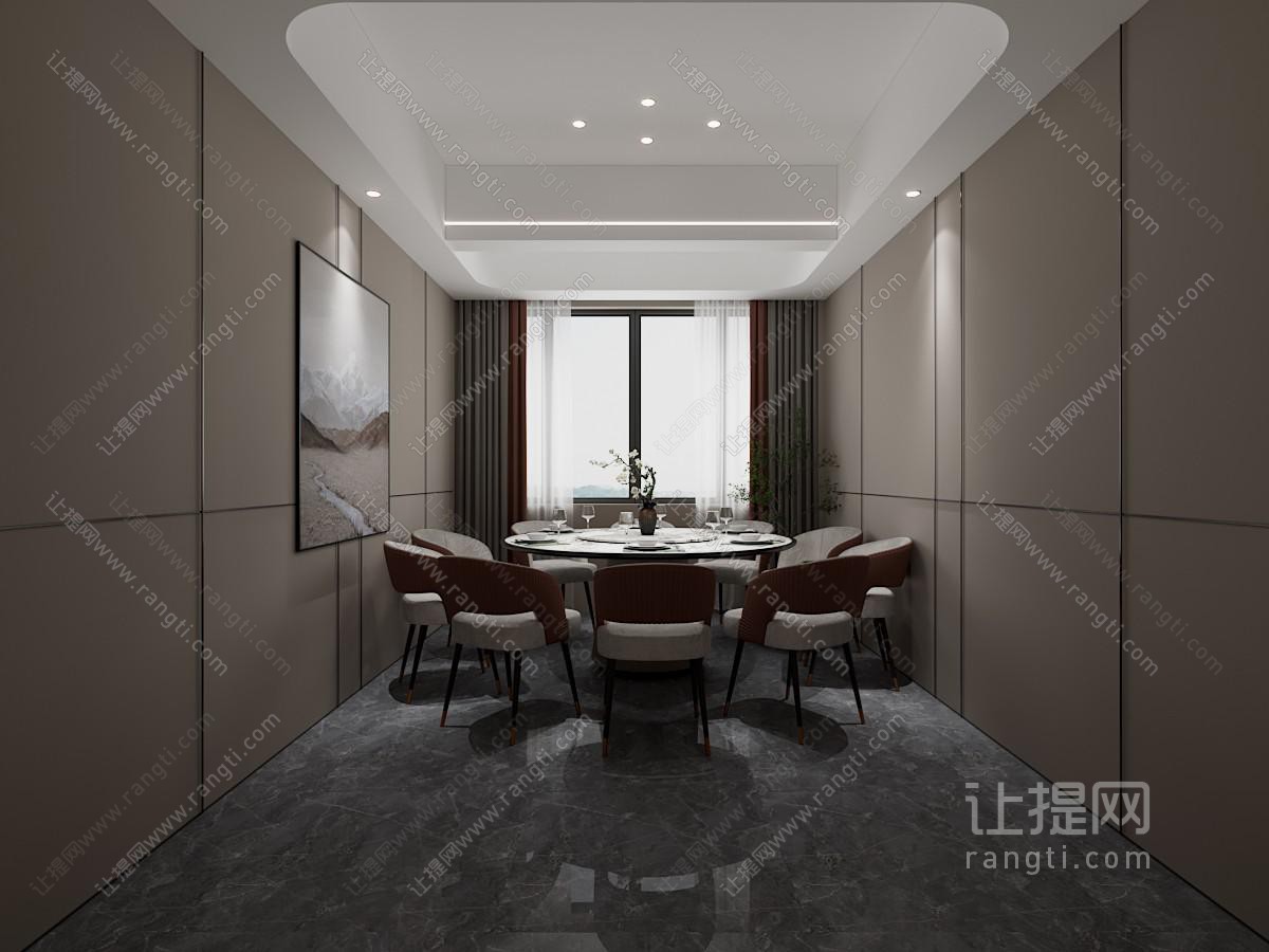 新中式酒店包厢包间