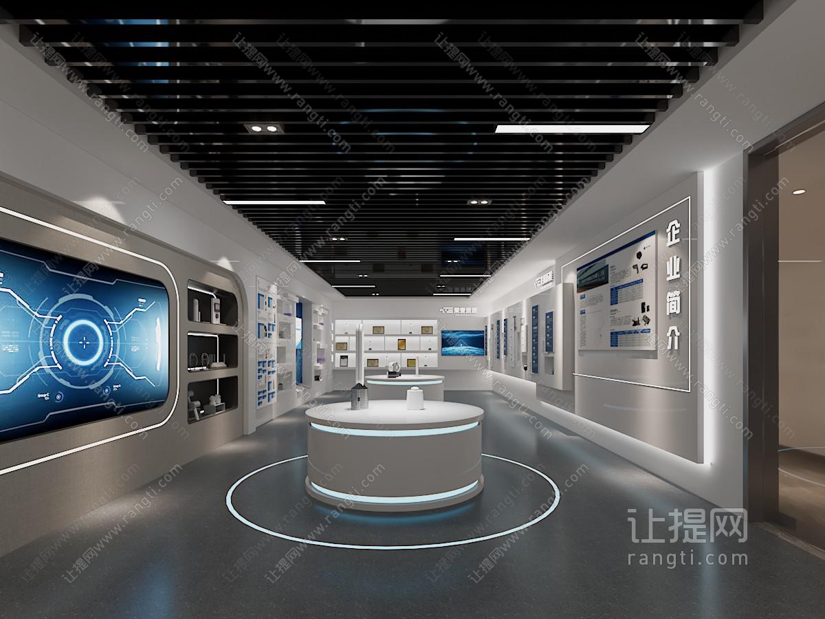 现代企业科技展厅展览