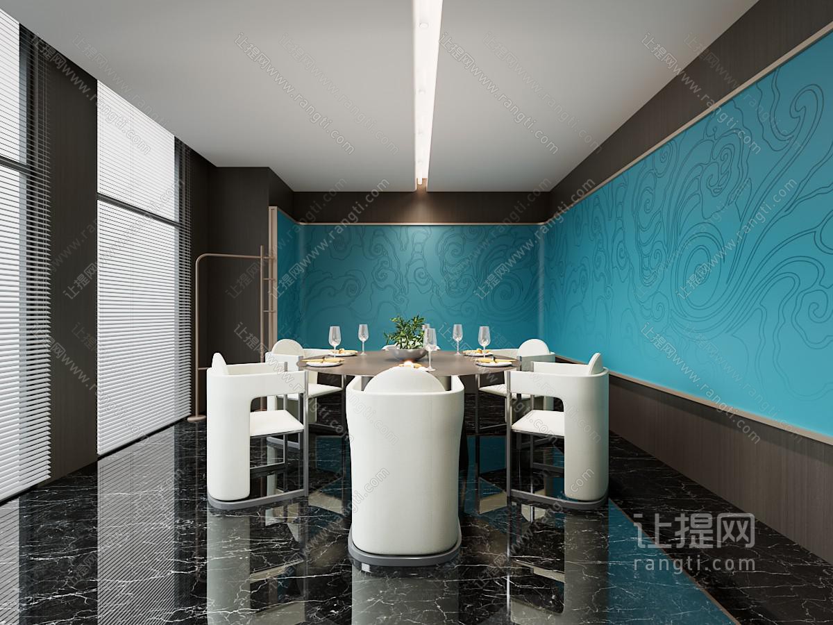 新中式酒店包厢包间