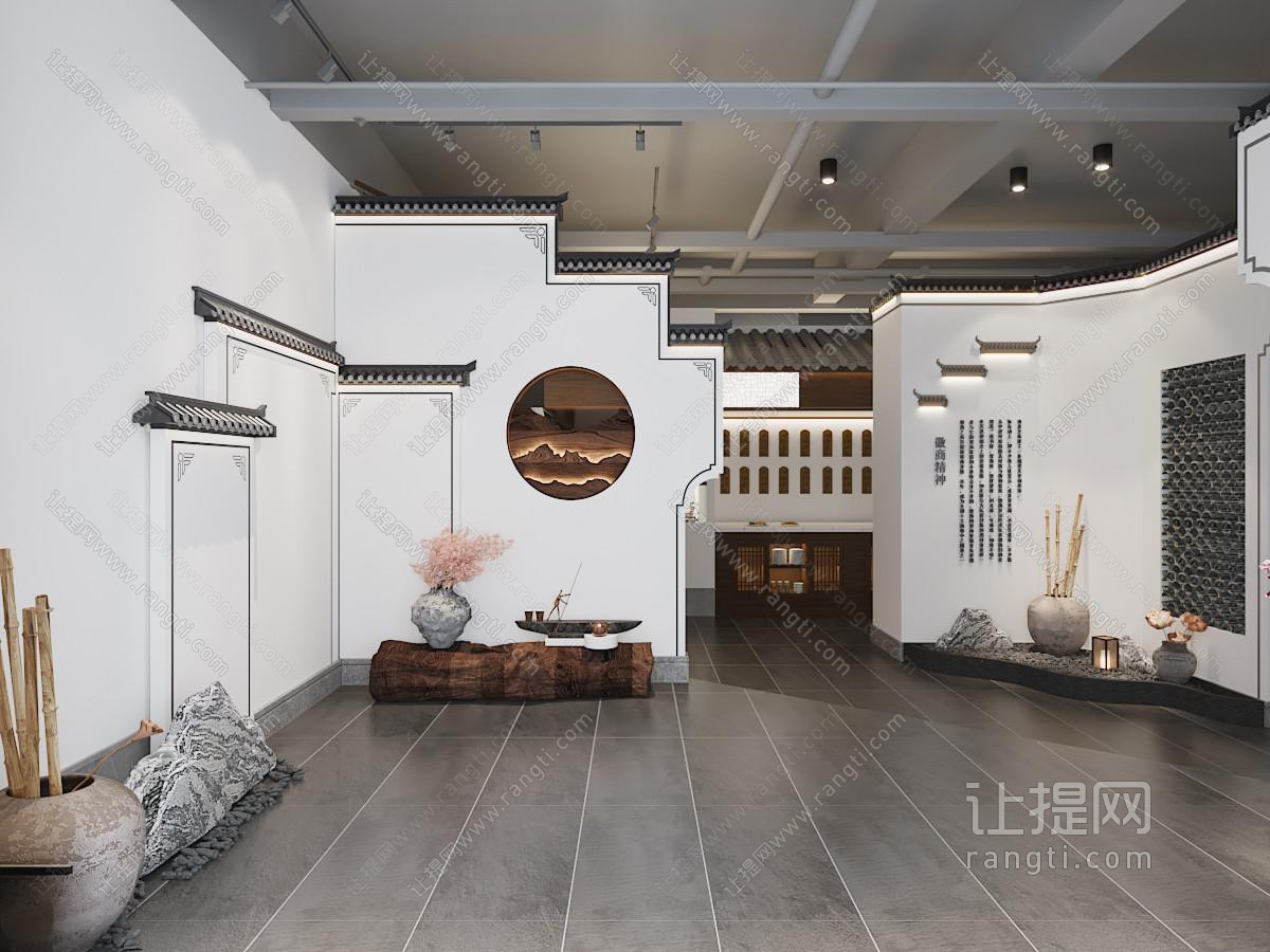 新中式大厅 门厅