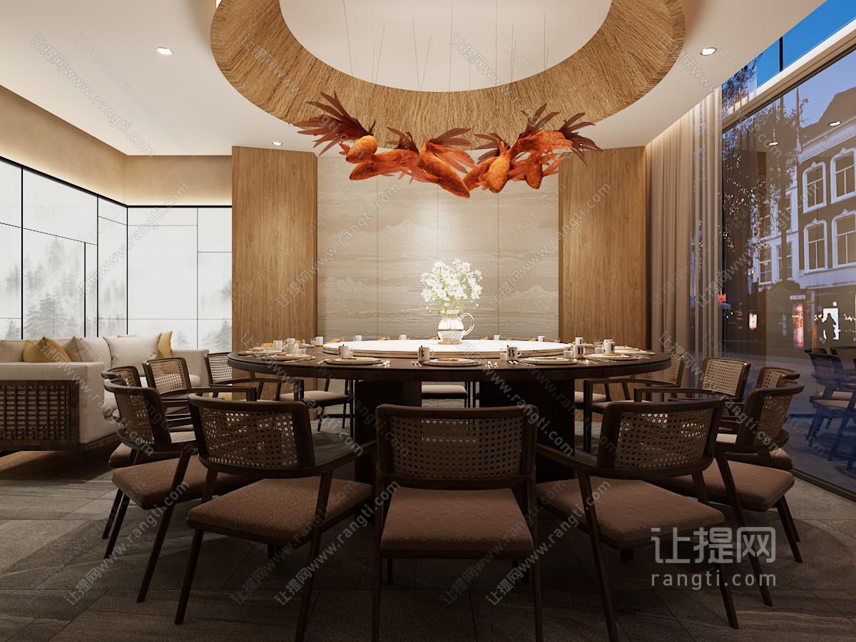 新中式酒店包厢包间