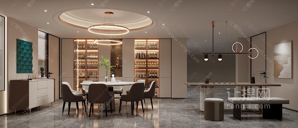 现代酒店包厢包间