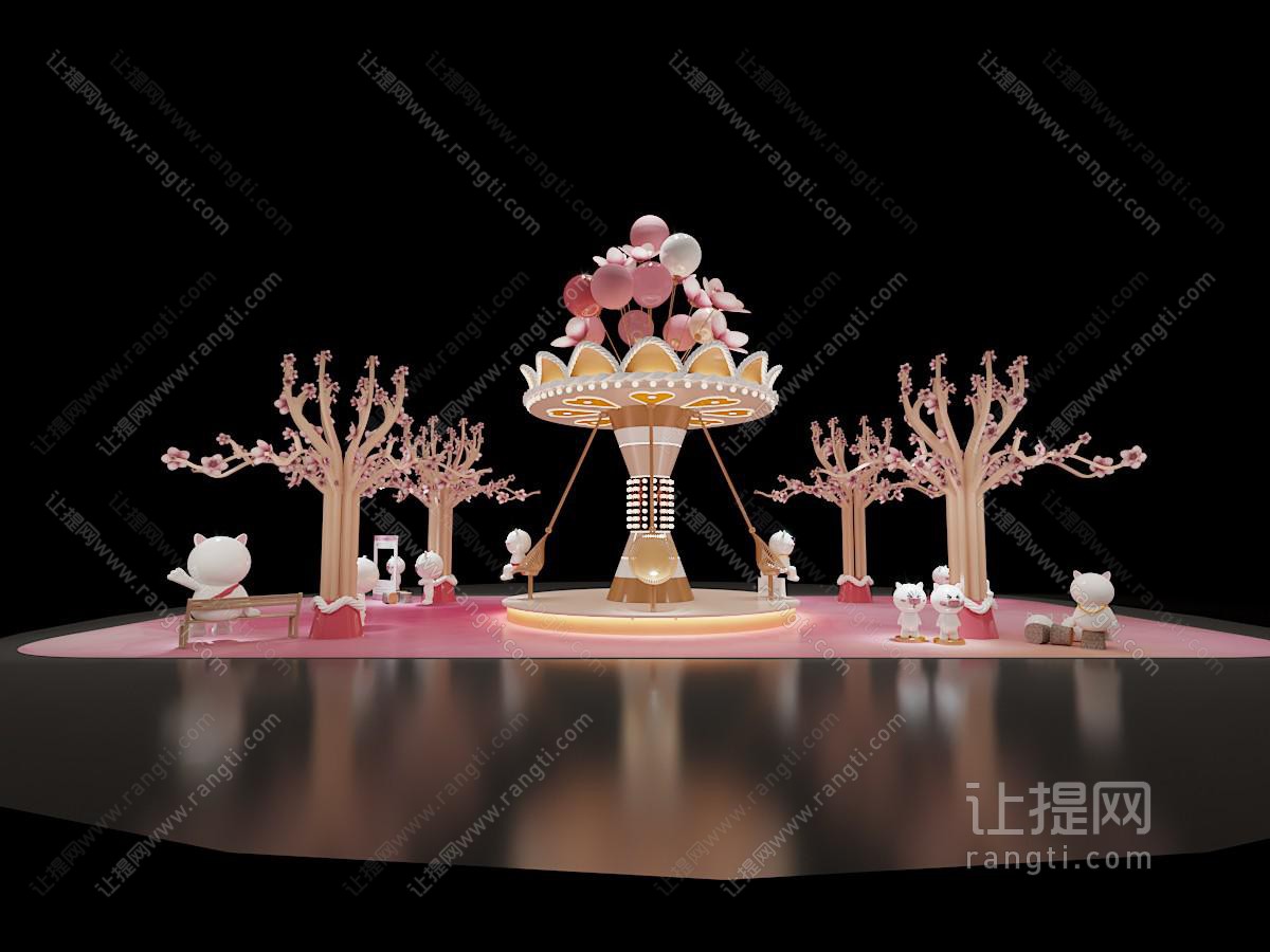 现代产品活动推广美陈