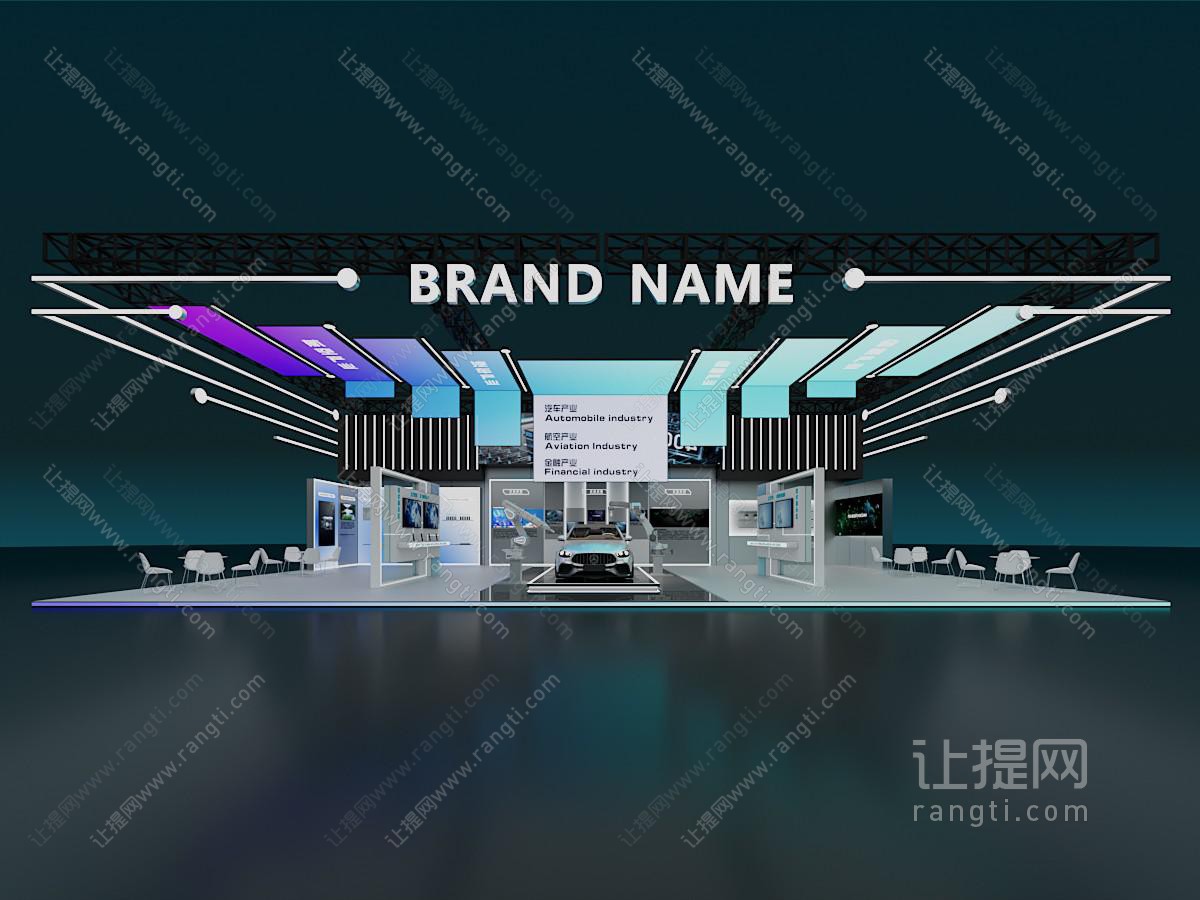 现代汽车展厅展览