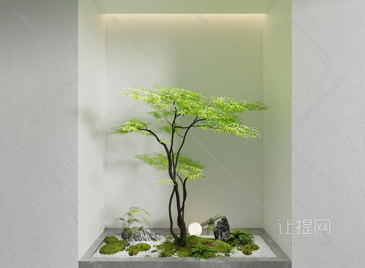 现代室内植物景观园艺小品