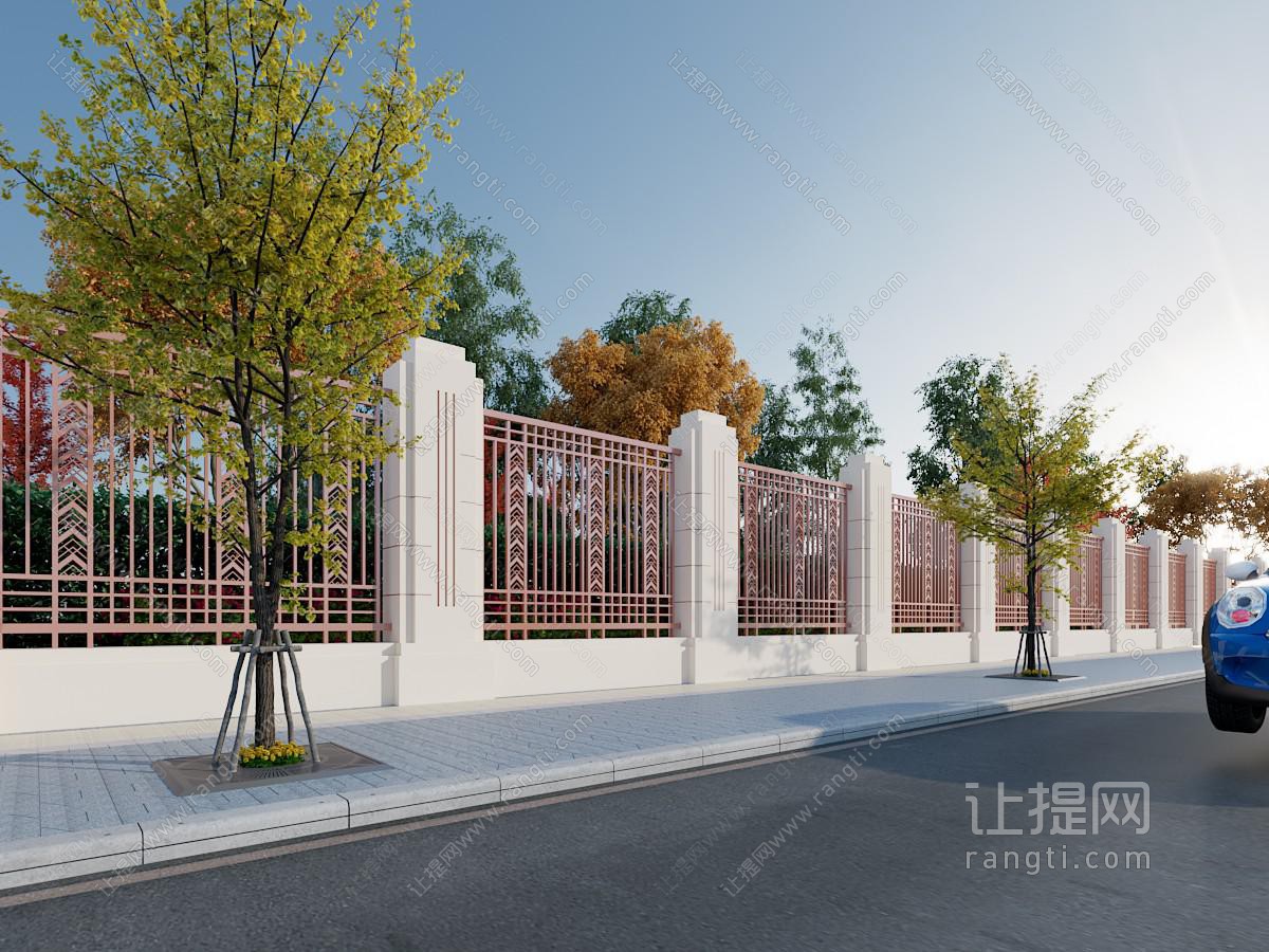 现代铁艺栏杆 围栏