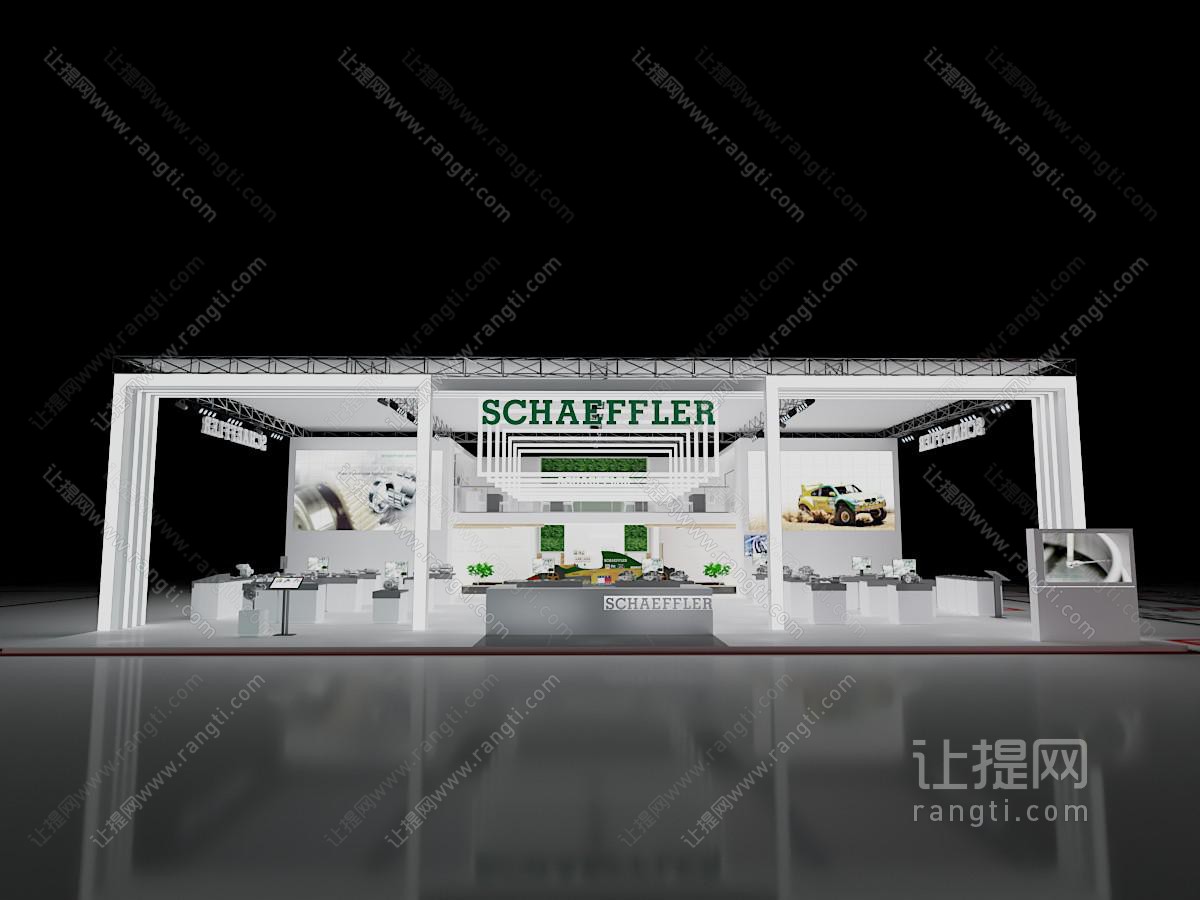 现代展厅展览 科技展台 博览会