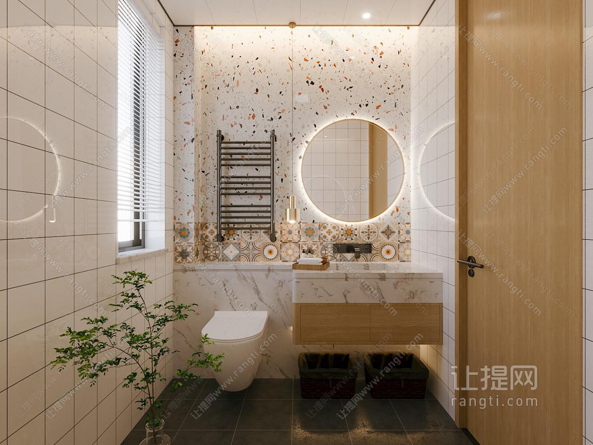 现代轻奢卫浴间 洗手间
