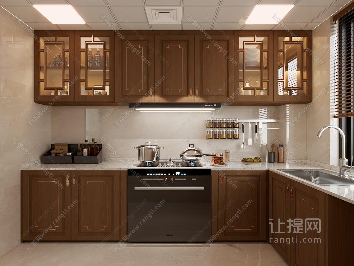 新中式中古风厨房