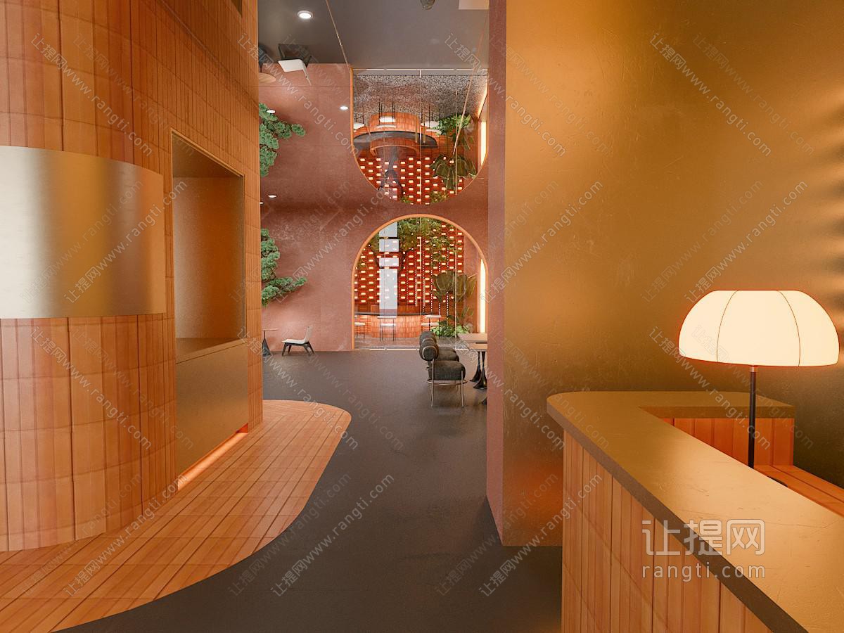 现代饭店餐馆