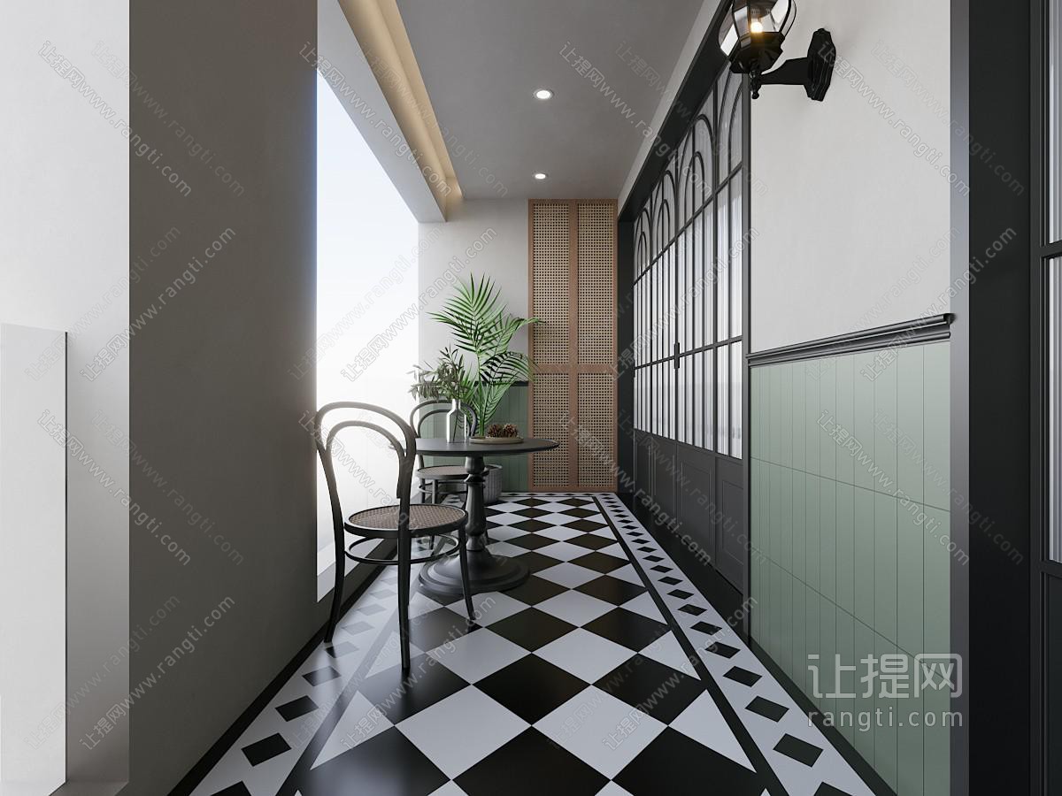 法式中古风阳台