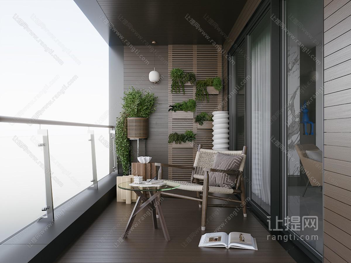 现代阳台