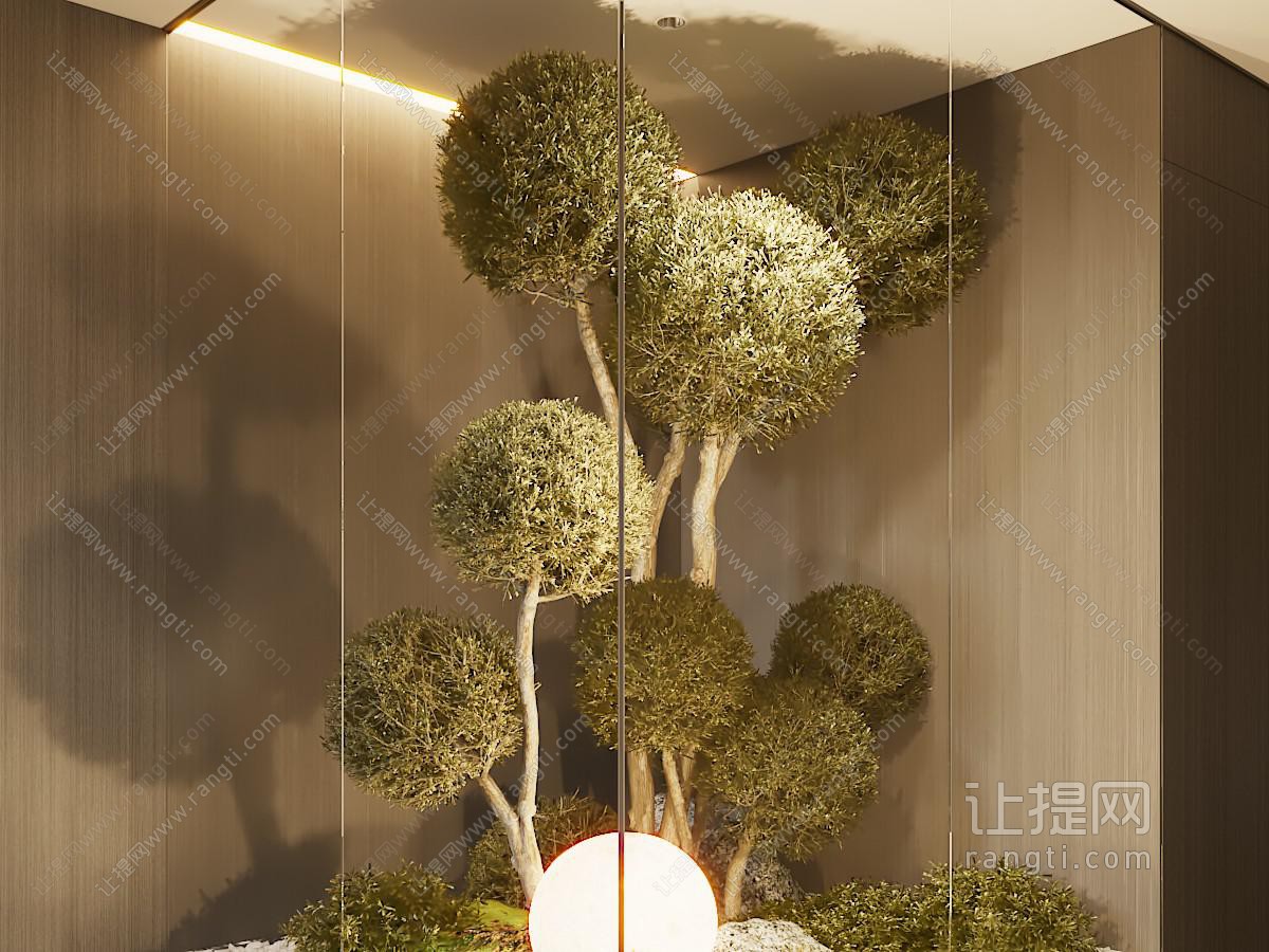 现代室内景观园艺小品