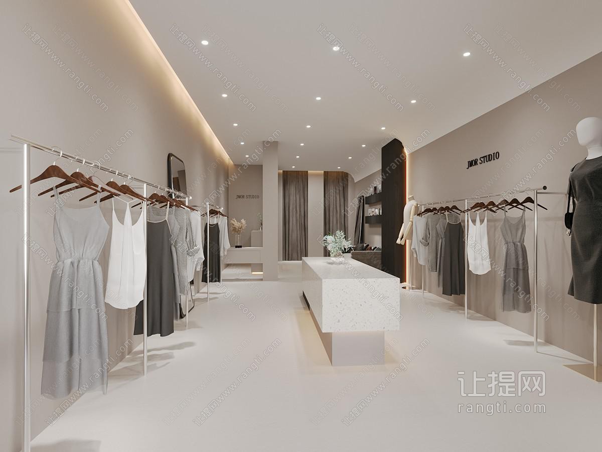现代女装专卖店 服装店