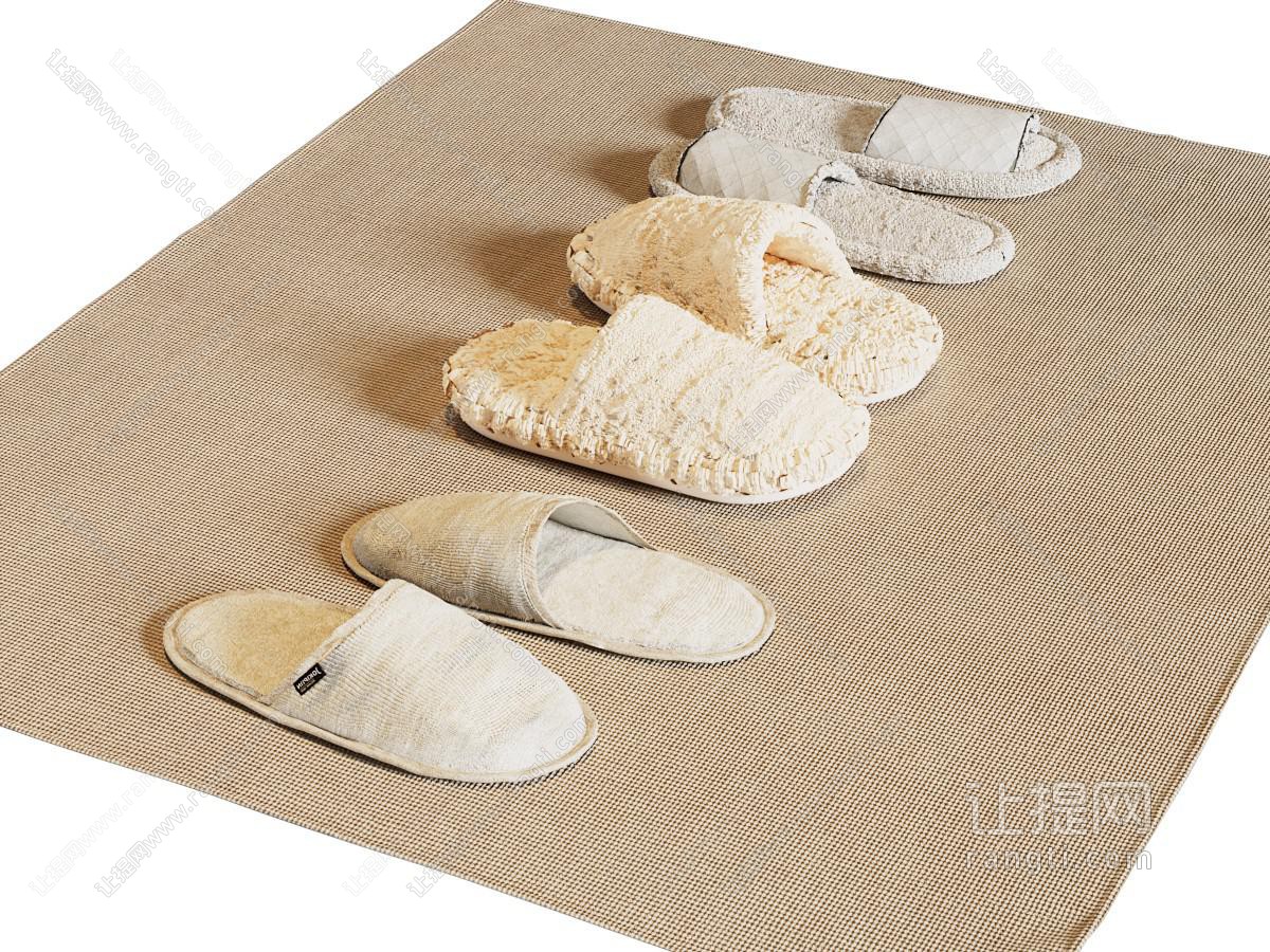 现代棉拖 拖鞋 鞋子