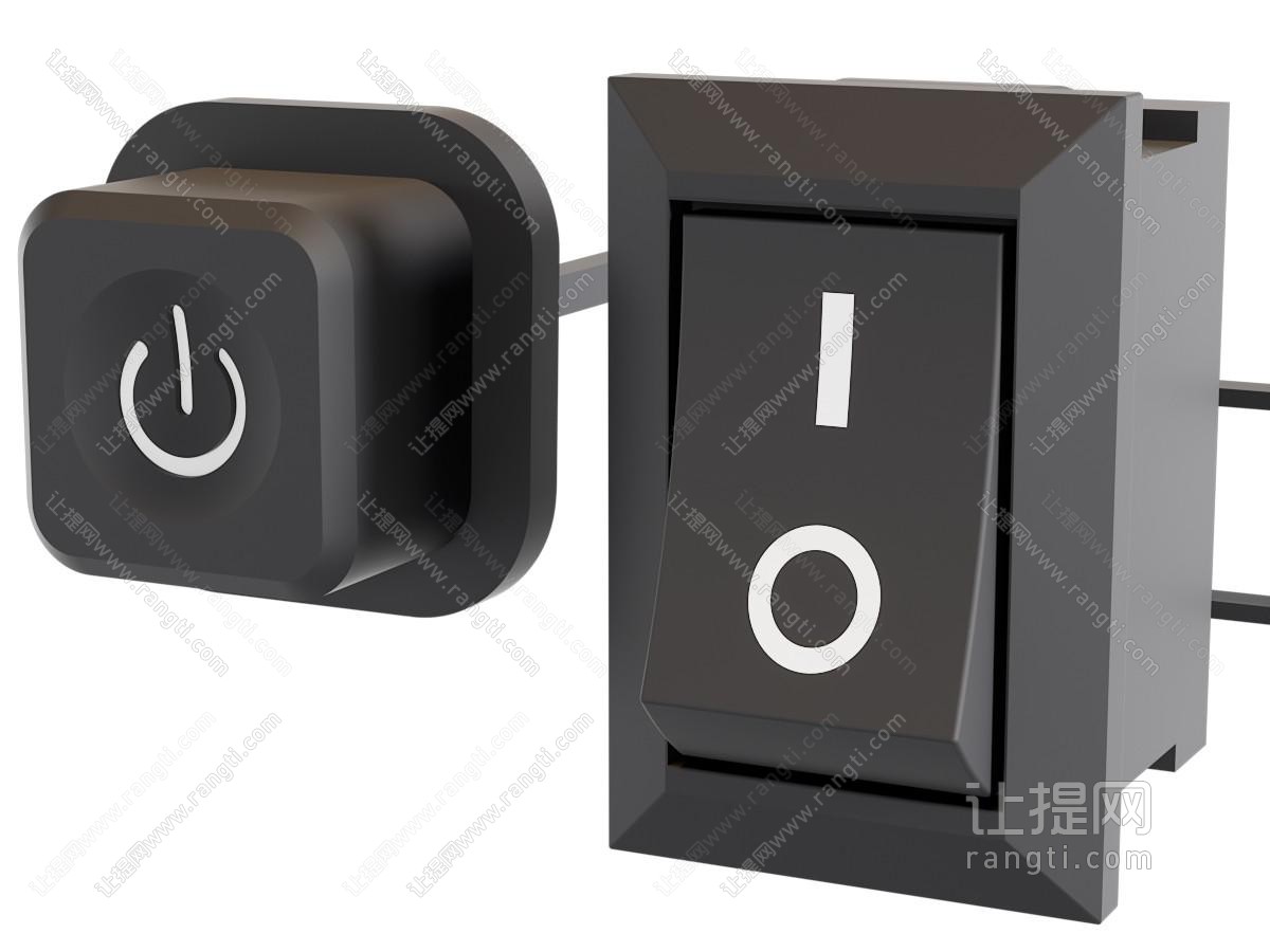 现代电器开关 按钮