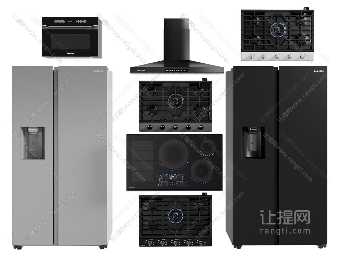 现代电冰箱 燃气灶 抽油烟机 厨房电器